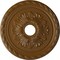 Ekena Millwork Palmetto Ceiling Medallion (Fits Canopies up to 5"), 20 7/8"OD x 3 5/8"ID x 1 5/8"P, Smokey Topaz CM20PMSTF - alternate 1